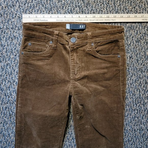 Kut from the Kloth Diana Corduroy Relaxed Fit Skinny Size 2 - Picture 7 of 12